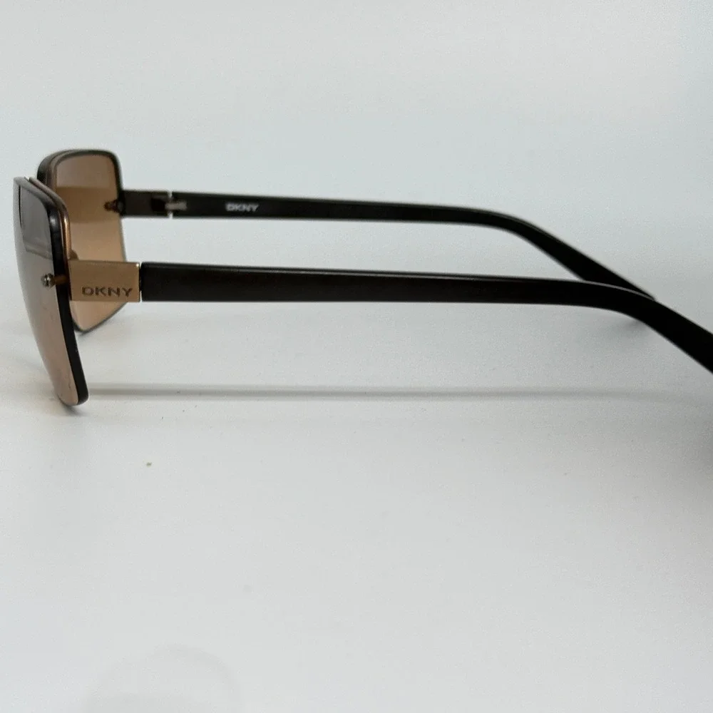 DKNY 7223S 225 Womens Brown‎ Rimless Square Sunglasses 57-17-135 21688